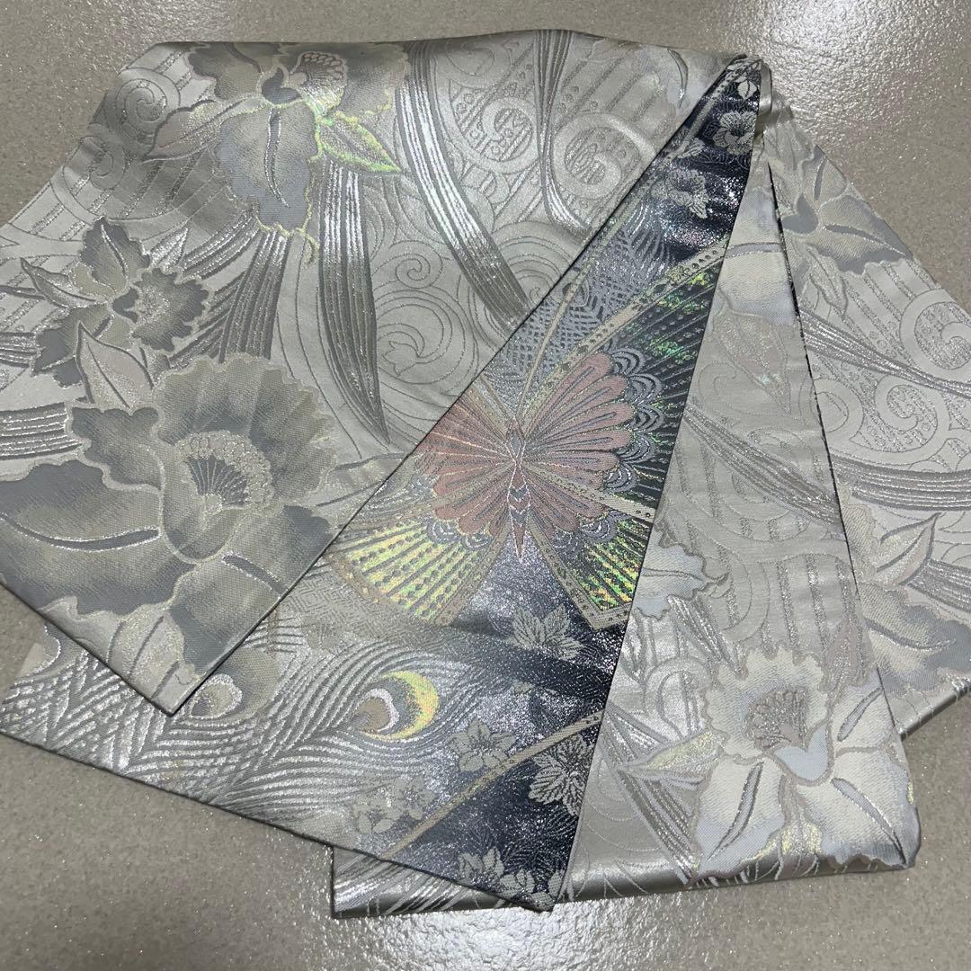 豪華振袖５点セット！！　幻想的な手描き　刺繍　振袖　草花柄　着物スキ倶楽部６７７