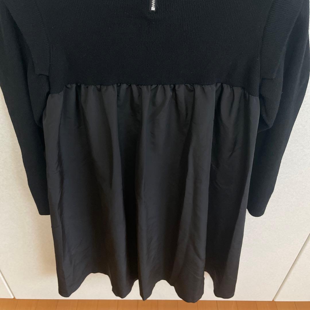 美品 CELFORD レイヤードショルダードッキングワンピース