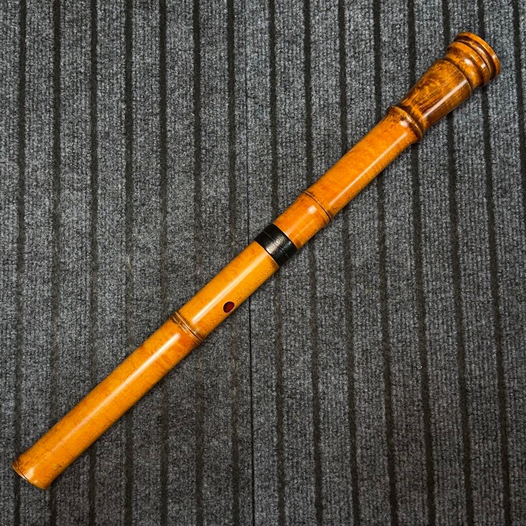 尺八 蝴蝶 1尺8寸管 六孔