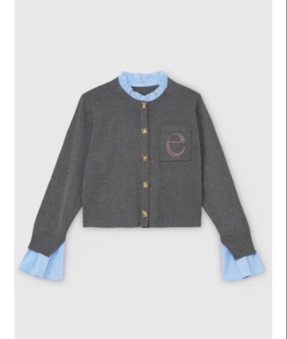 EIMYISTOIRE Attached collar ニットジャケット