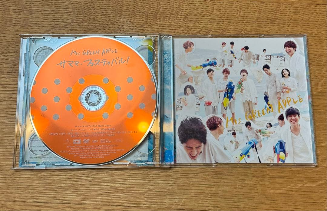 【初回限定盤】Mrs. GREEN APPLE サママフェスティバル CD