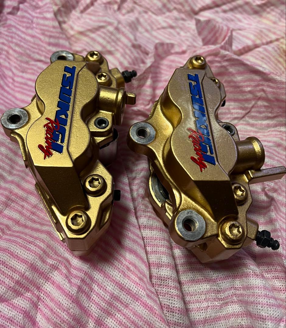 ゼファー400χ前後純正キャリパー