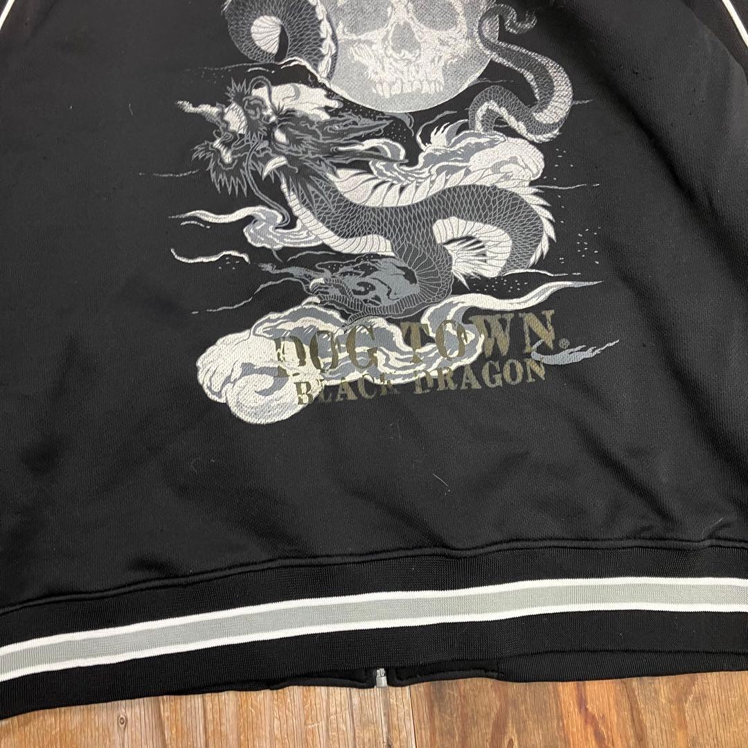 DOG TOWN 黒龍 ジャージ セットアップ トラック スカル ドラゴン