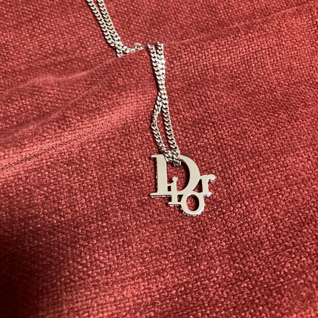 DIOR オブリーク ペンダント ネックレス クリスタル
