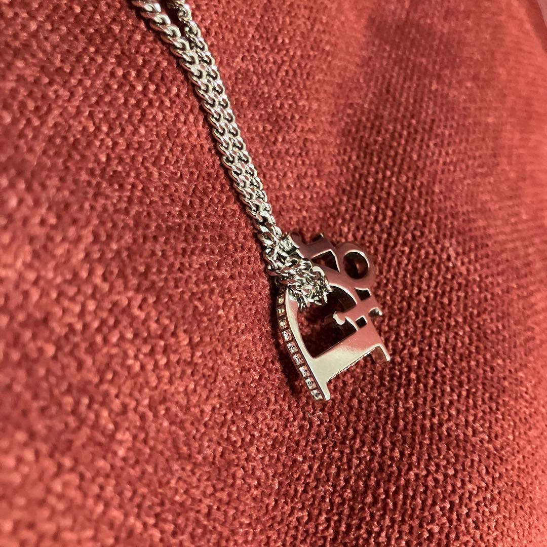 DIOR オブリーク ペンダント ネックレス クリスタル