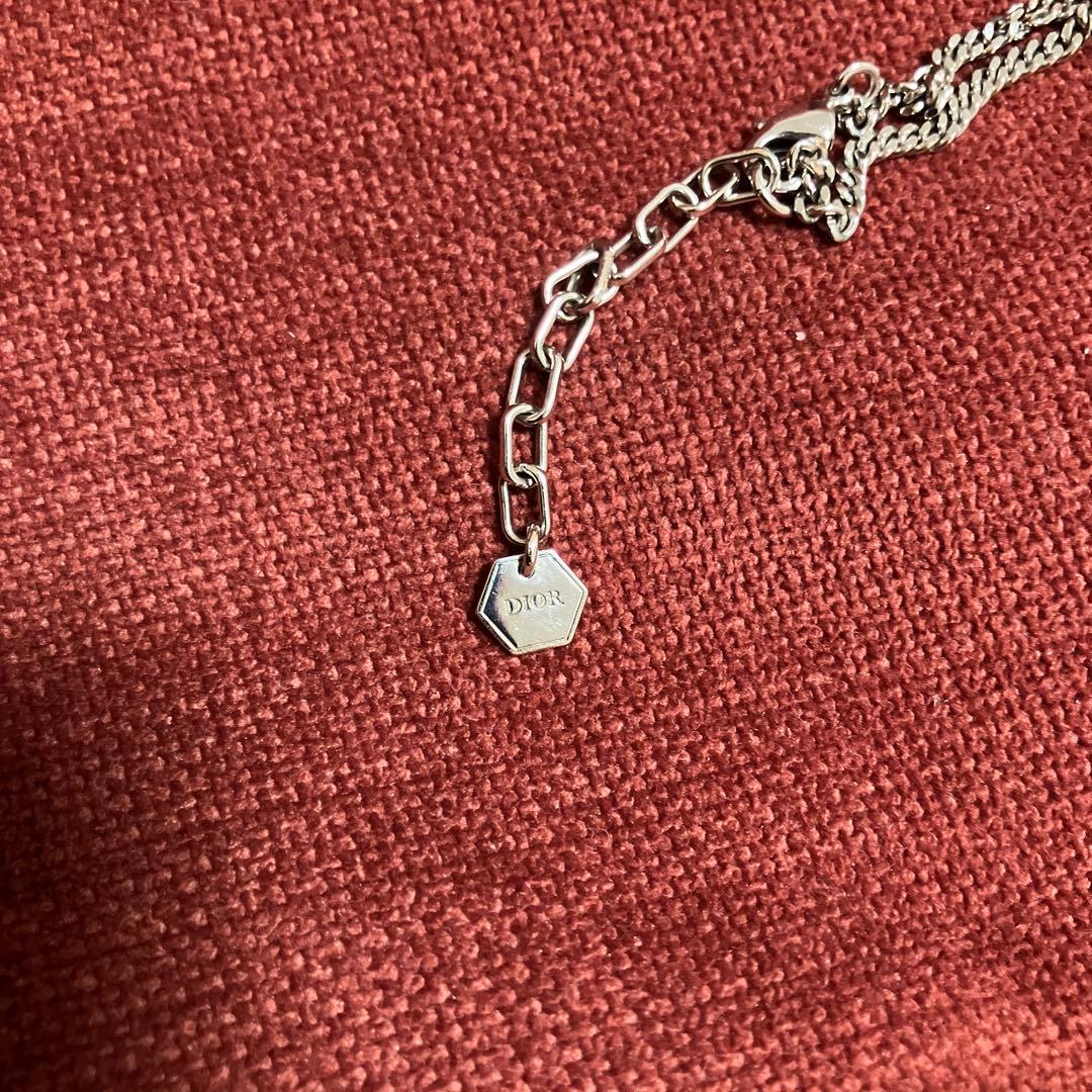 DIOR オブリーク ペンダント ネックレス クリスタル