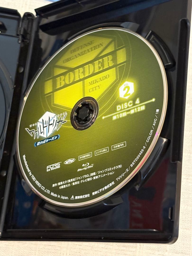 ワールドトリガー 2ndシーズン VOL.1 VOL.2　セット　Blu-ray