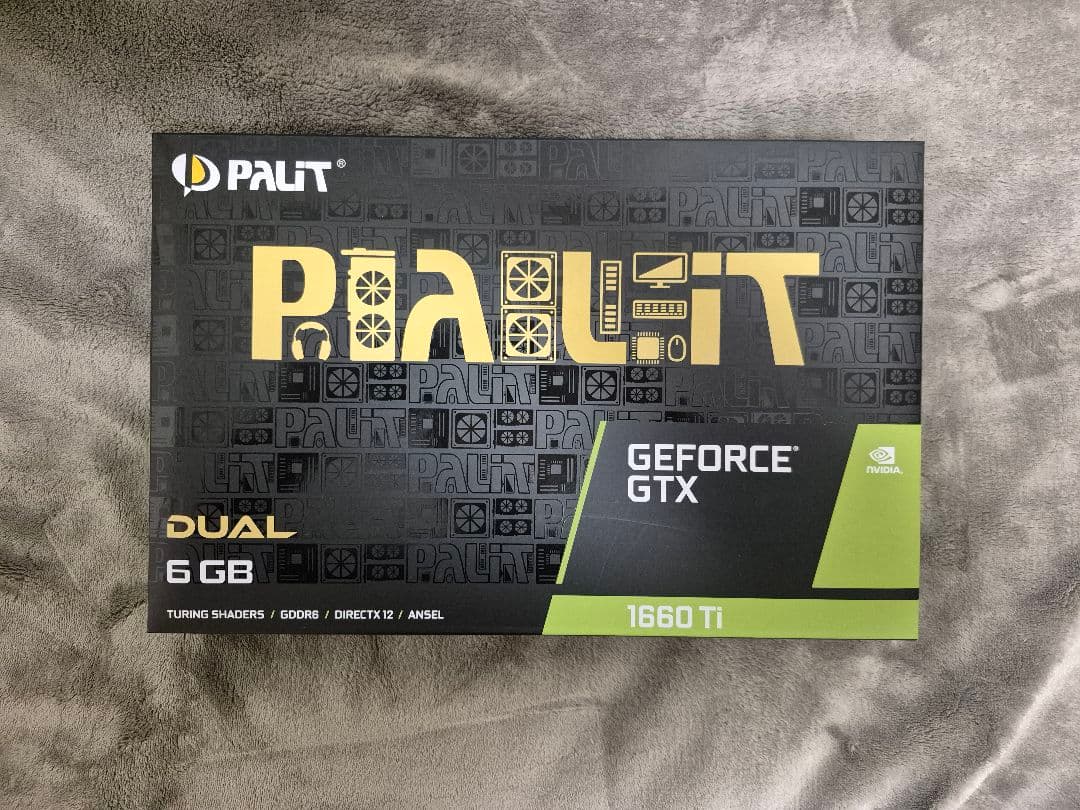 【動作確認済】PALIT GeForce GTX 1660 Ti 6GB