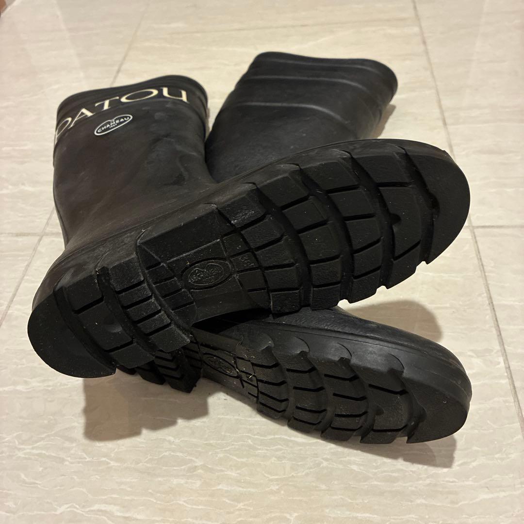 人気完売❤︎PATOU パトゥ レインブーツ 黒 38