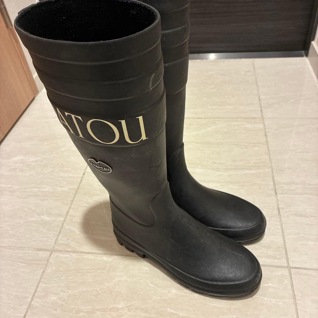 人気完売❤︎PATOU パトゥ レインブーツ 黒 38
