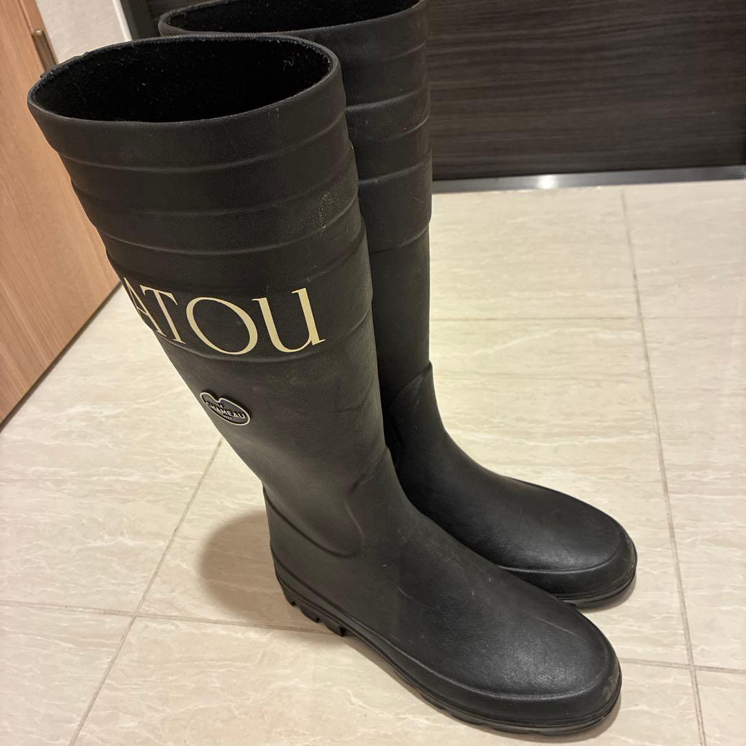 人気完売❤︎PATOU パトゥ レインブーツ 黒 38