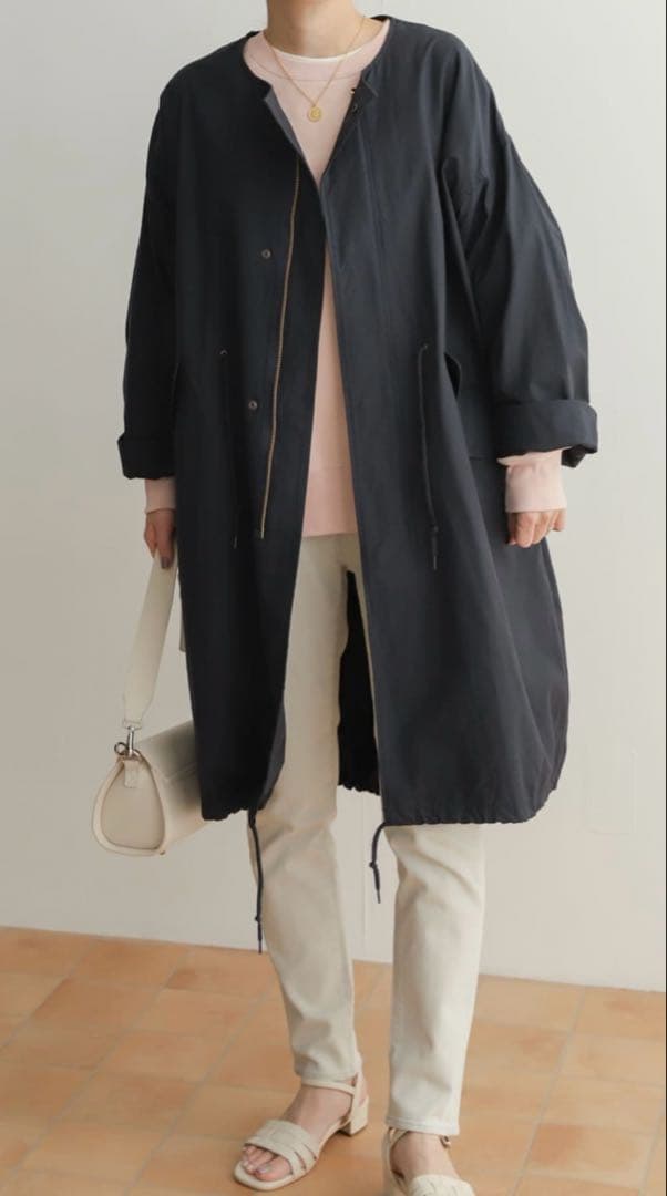 URBAN RESEARCH DOORS モッズコート ダークネイビー