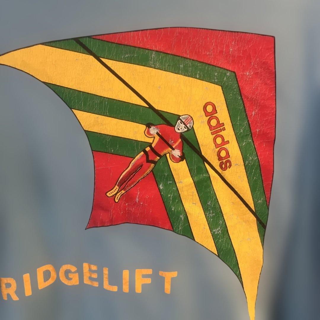 70s adidas RIDGELIFT vintageTシャツ　USA製