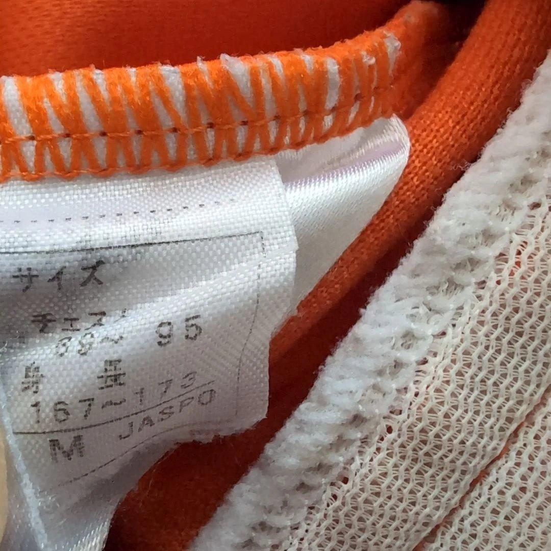 p*n様 asics 陸上 オレンジ ジャージ上下セット 上M 下L