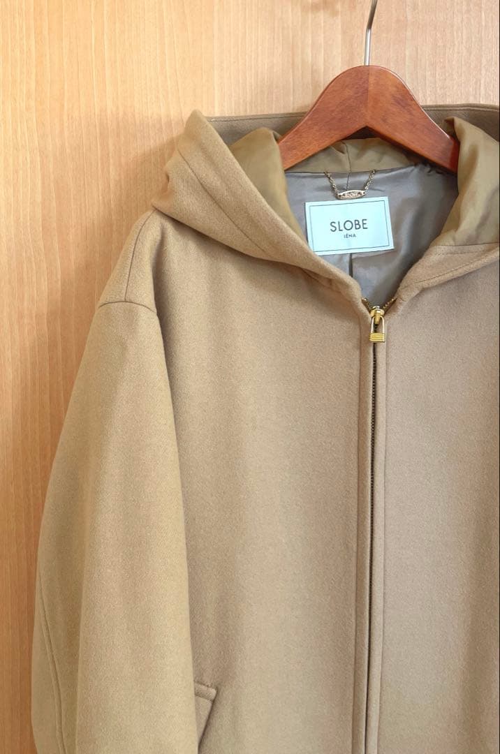 ☆cafémist☆スローブイエナ HAMILTON フードロングコート