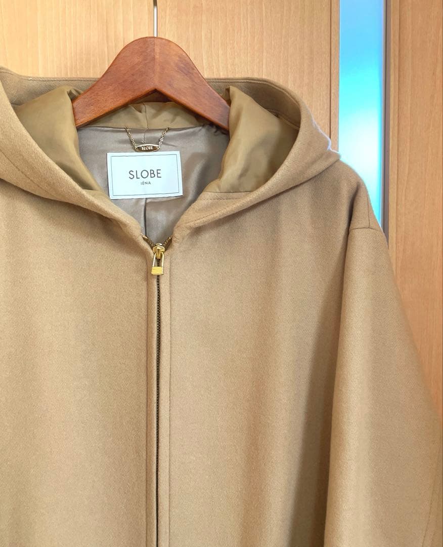 ☆cafémist☆スローブイエナ HAMILTON フードロングコート