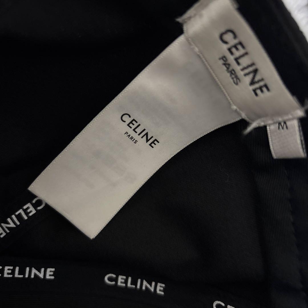 CELINE ブラック ベースボールキャップ