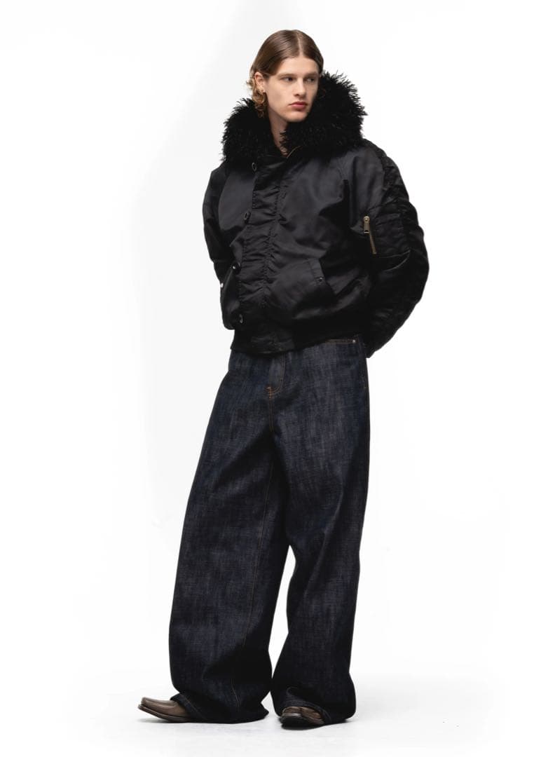 ジャケット・アウター NO/FAITH STUDIOS ASTRO FUR BOMBER JACKET
