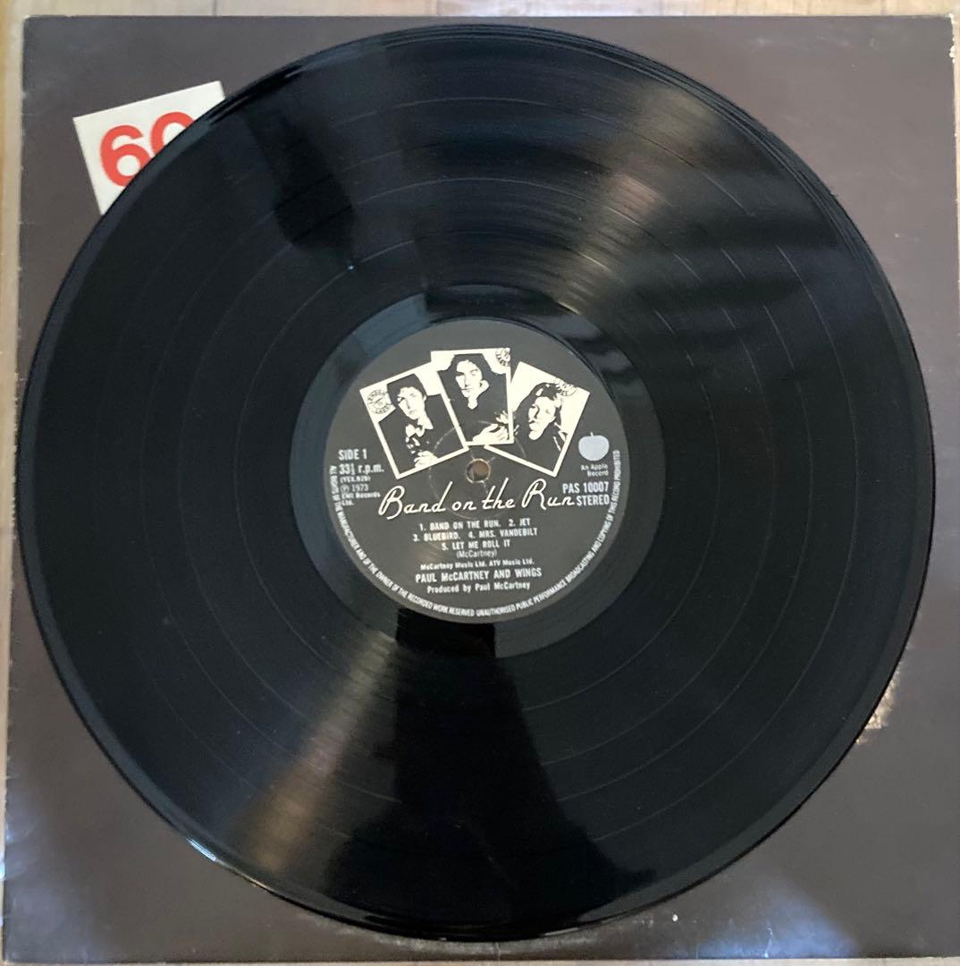 稀少UKオリジナルバンドオンザランポールマッカートニーBeatlesレコード