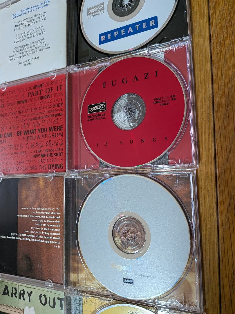 FUGAZI/マイナースレット CD10枚セット