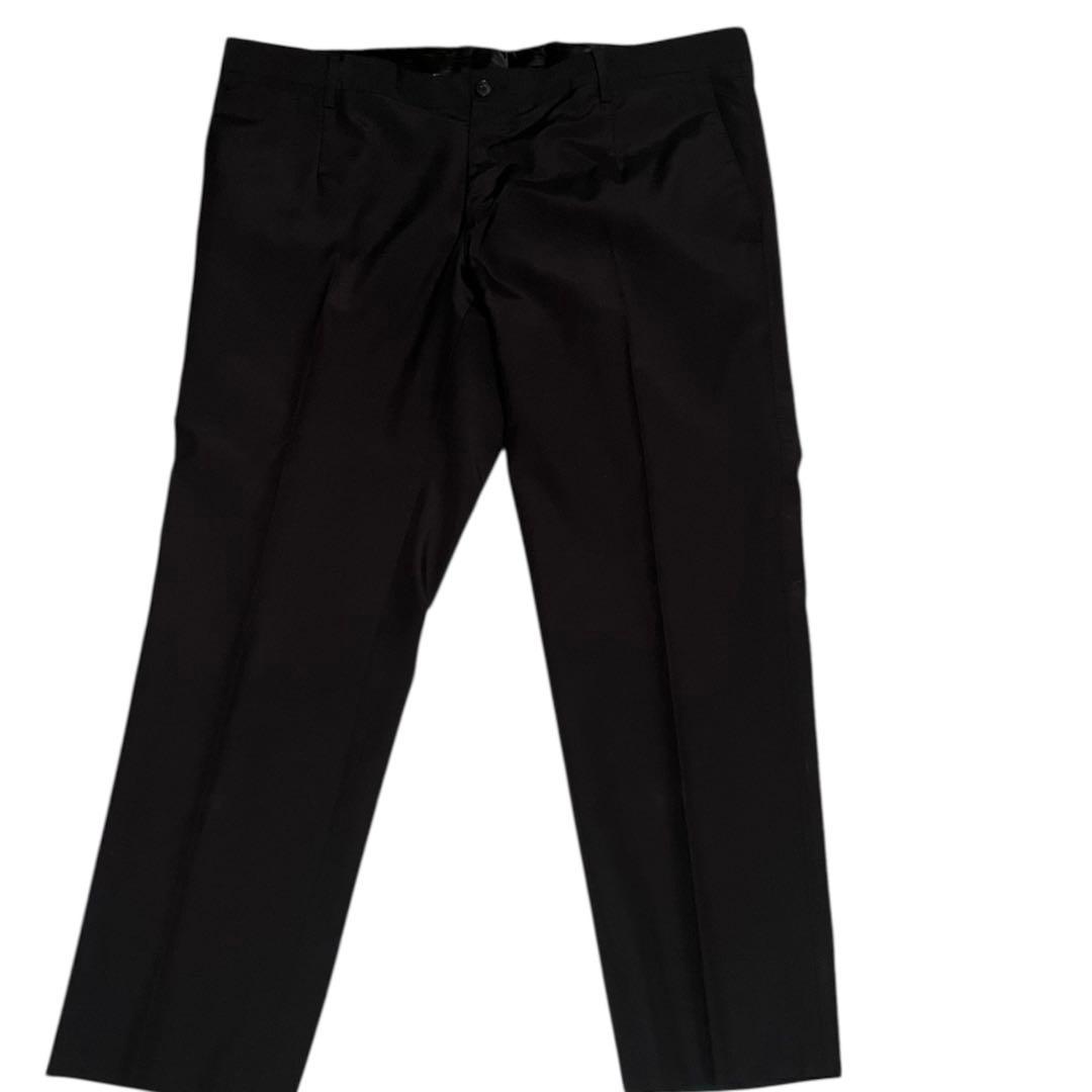 DOLCE&GABBANA ドルガバスーツ　無地　ブラックスーツ　サイズ50
