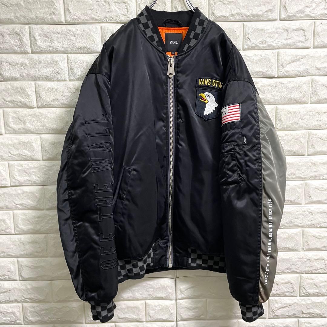 VANS バンズ　MA-1 フライトジャケット XLサイズ