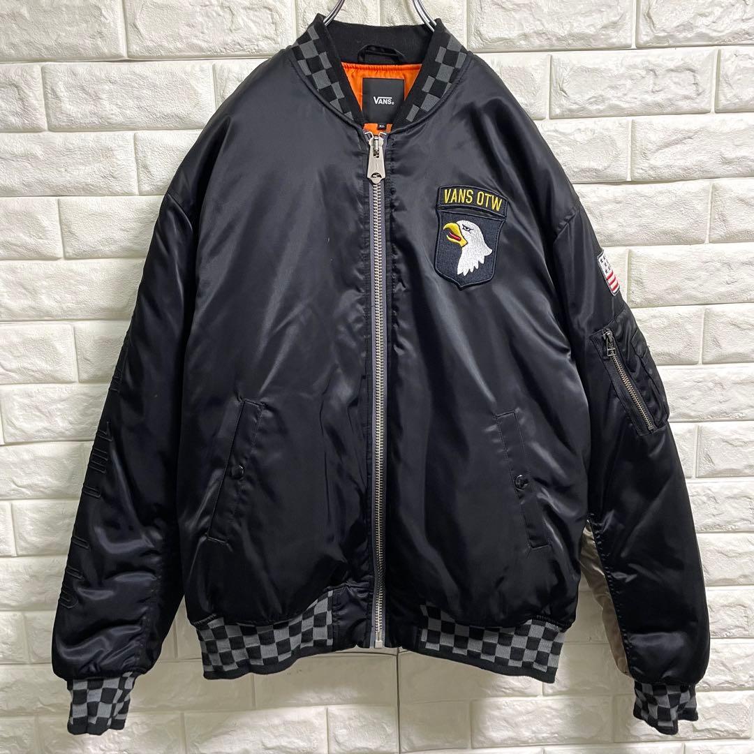 VANS バンズ　MA-1 フライトジャケット XLサイズ