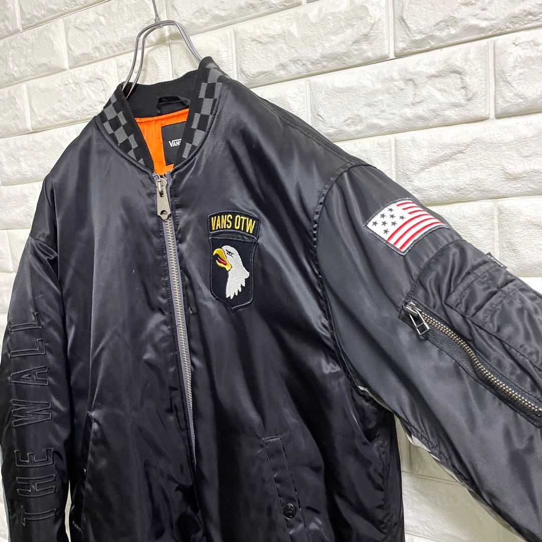VANS バンズ　MA-1 フライトジャケット XLサイズ