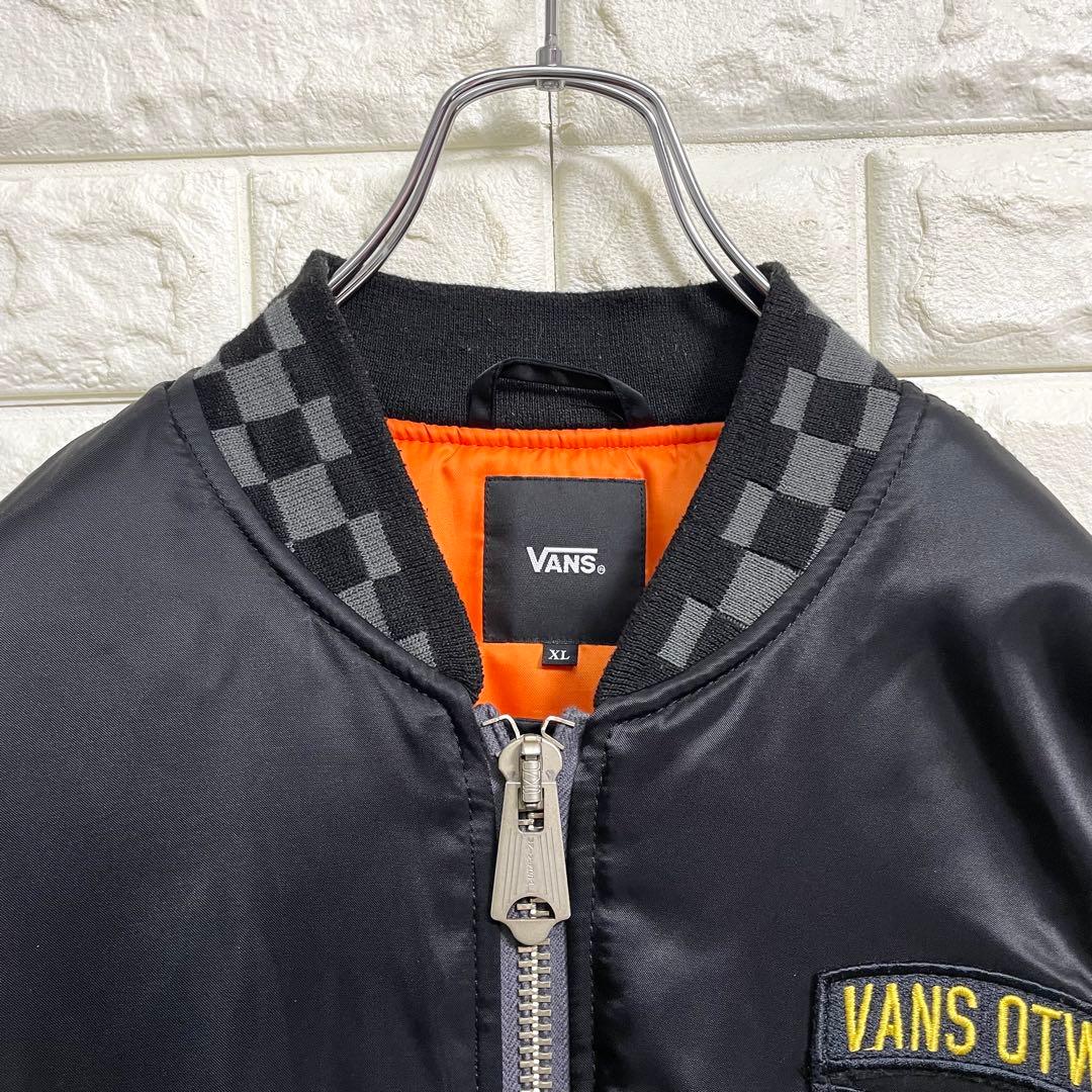 VANS バンズ　MA-1 フライトジャケット XLサイズ