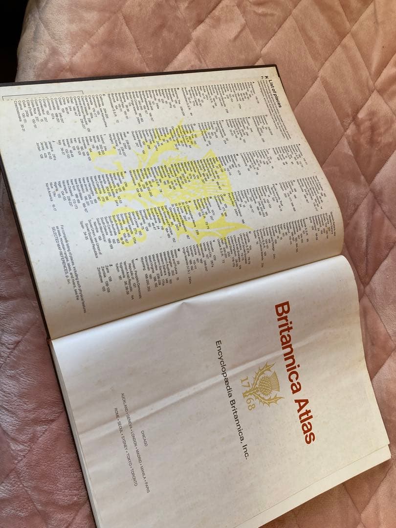 Britannica Atlas 地図