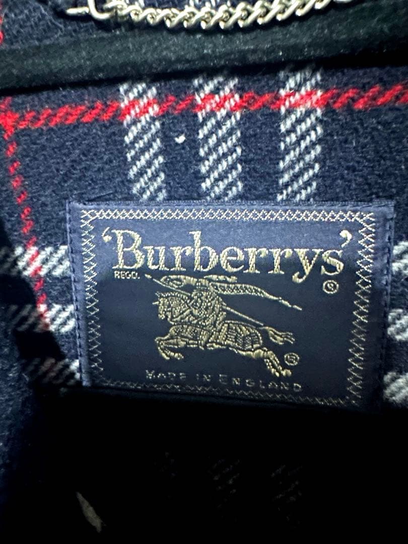 今週のみ値下げ【中古品】 Burberry ダッフルコート ネイビー L