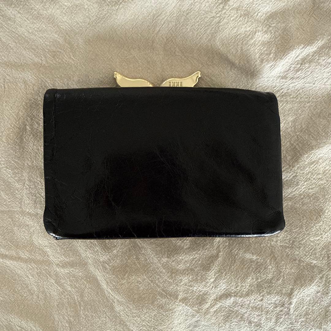 ANNA SUI ブラック 二つ折り財布