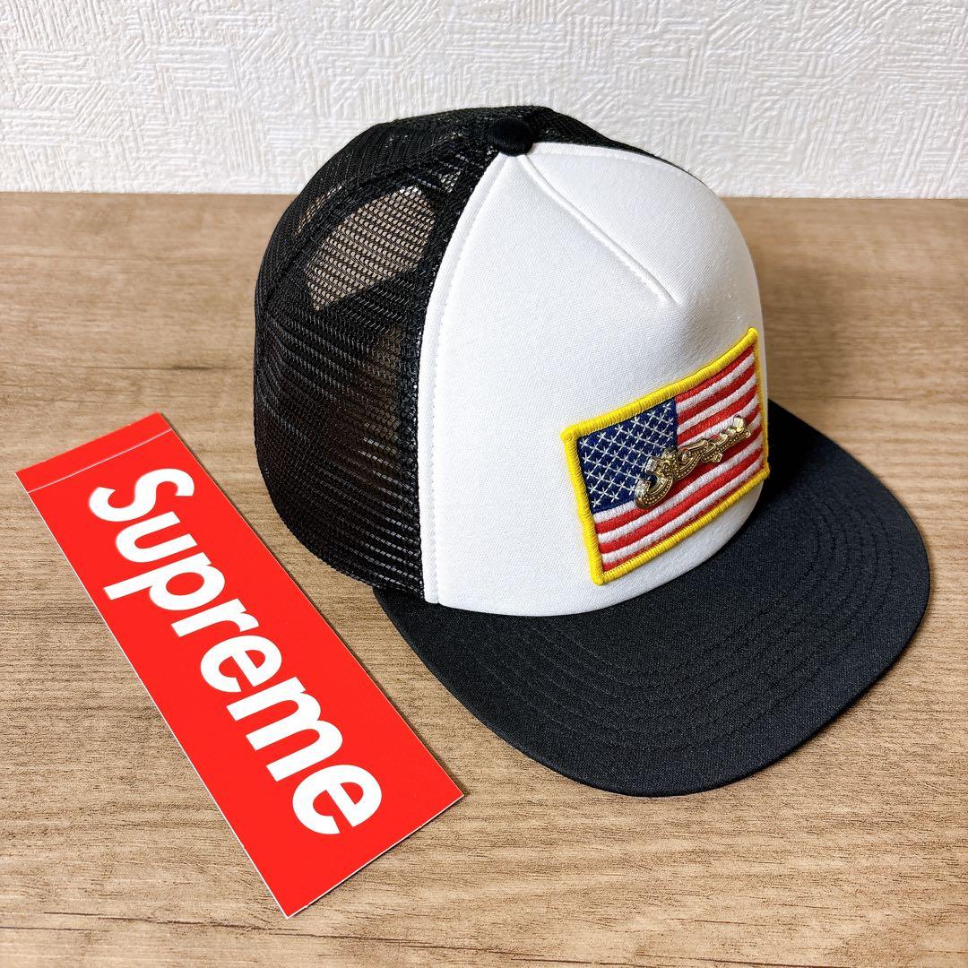 正規品　Supreme キャップ　帽子 アメリカ製　アラビック　アラビア　ロゴ