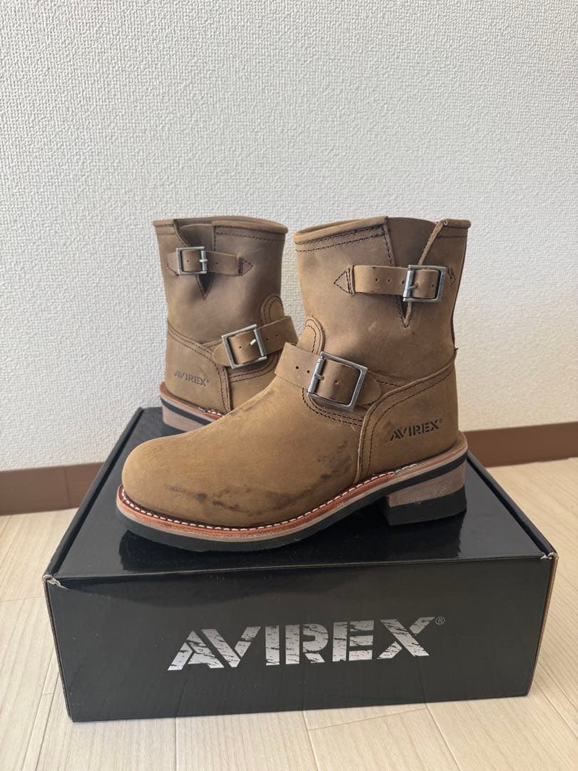 AVIREX エンジニアブーツ ブラウン
