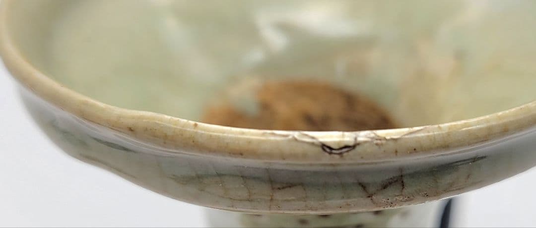 伊万里焼　青磁　花入れ　時代物　古伊万里　初期伊万里　骨董品、美術品