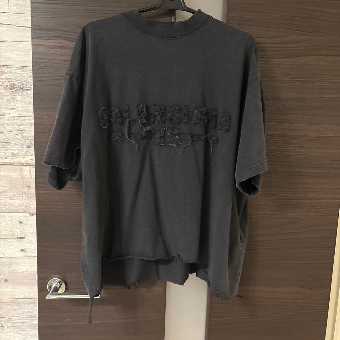 メ*4様 BALENCIAGA バレンシアガ SS25 クロップド Tシャツ