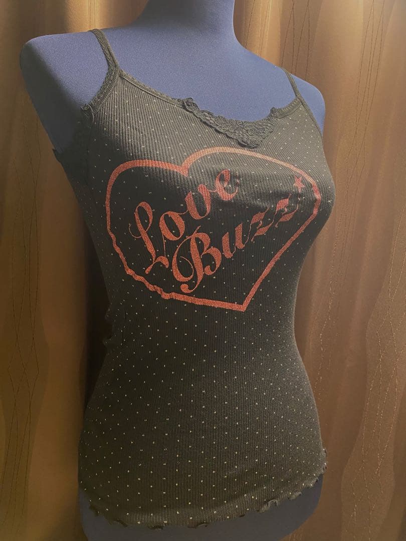 新品　初期　ヒステリックグラマー　キャミソール　Love Buzz 90 Y2K
