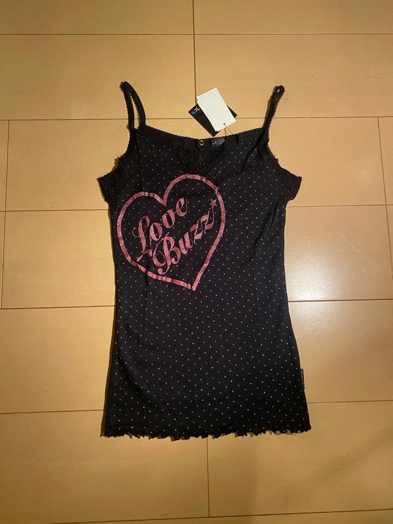 新品　初期　ヒステリックグラマー　キャミソール　Love Buzz 90 Y2K