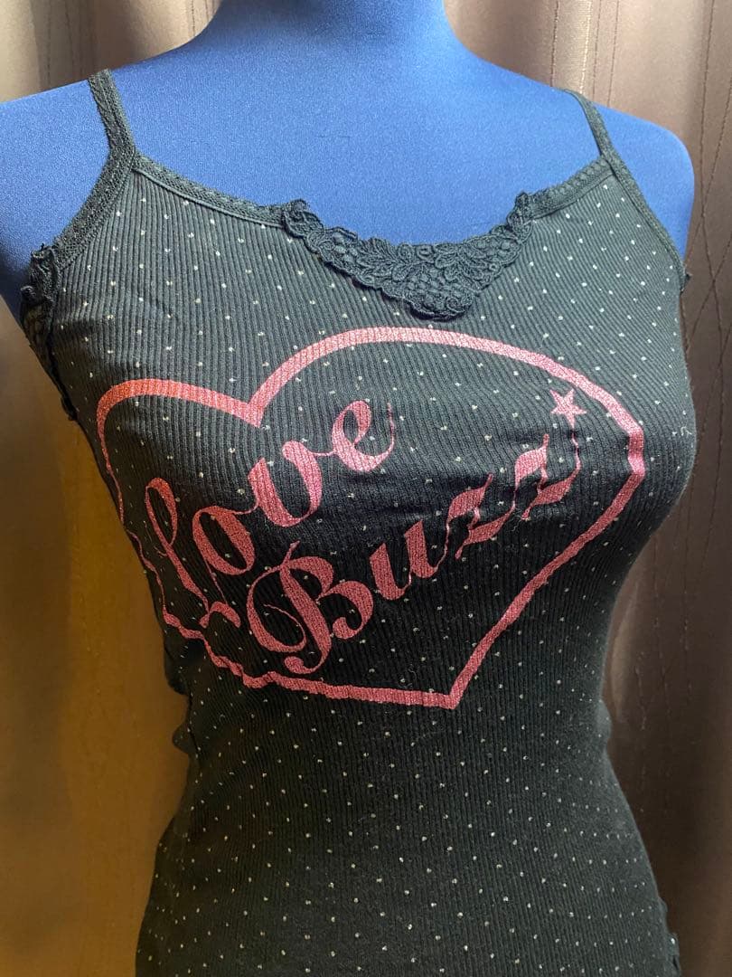 新品　初期　ヒステリックグラマー　キャミソール　Love Buzz 90 Y2K