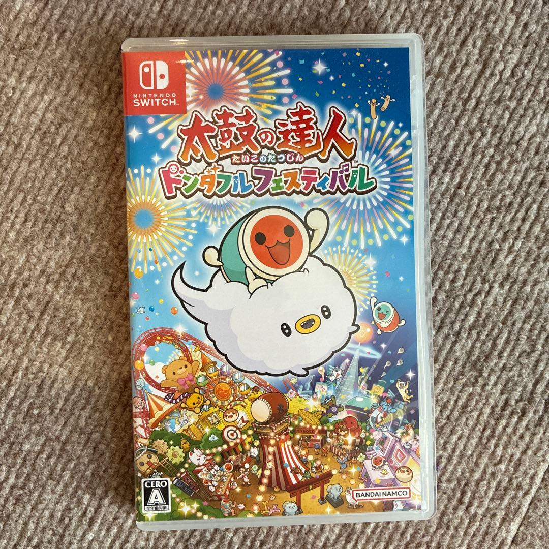 Switch 太鼓の達人 ドンダフルフェスティバル、太鼓とバチのセット
