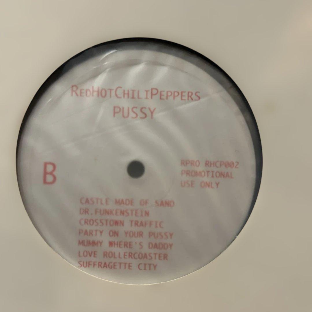 美品　Red Hot Chili Peppers Pussy LP
