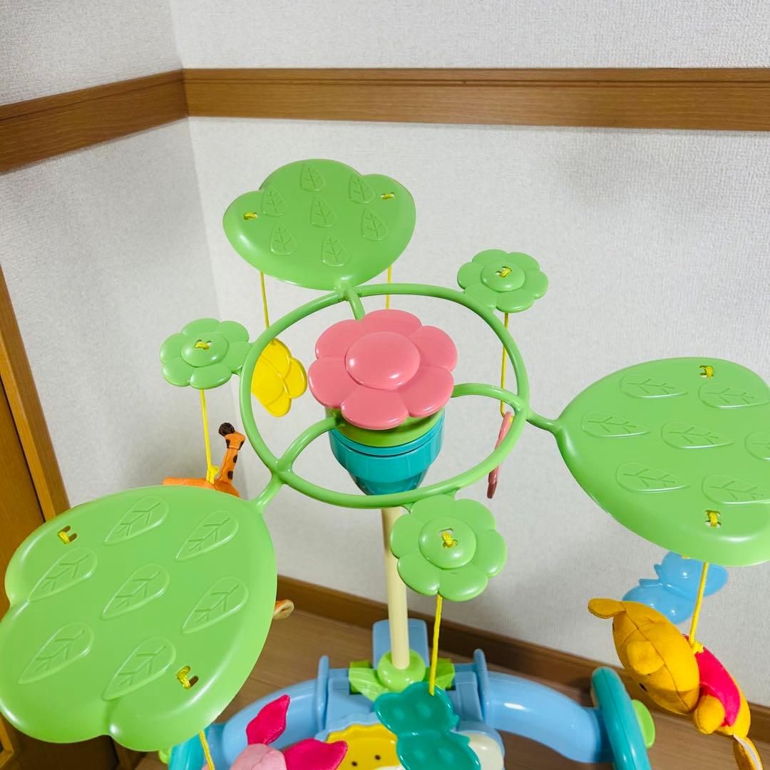 【美品】タカラトミー くまのプーさん えらべる回転6wayジムにへんしんメリー