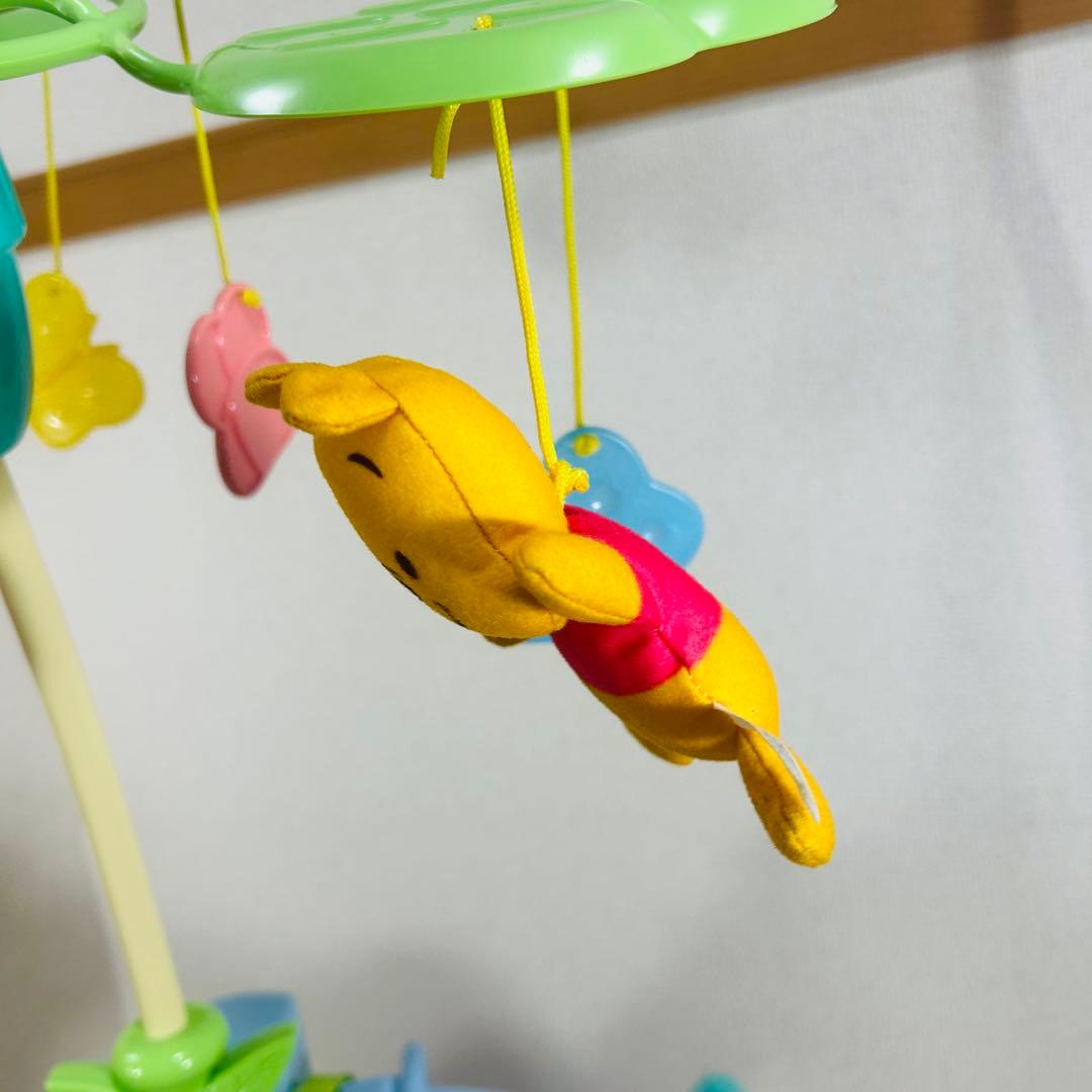 【美品】タカラトミー くまのプーさん えらべる回転6wayジムにへんしんメリー
