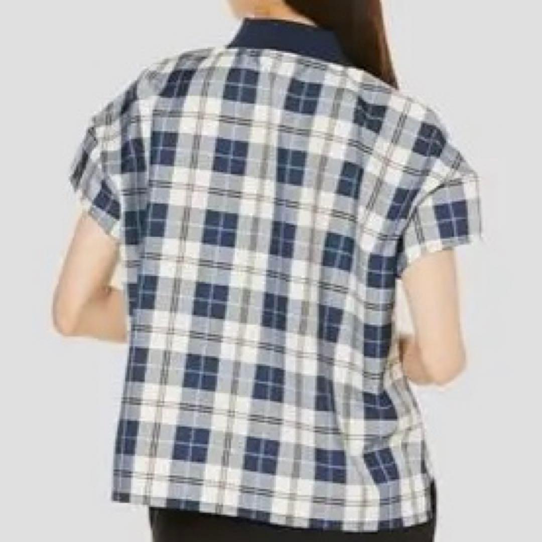 FRED PERRY TARTAN SHIRT ネイビー 半袖
