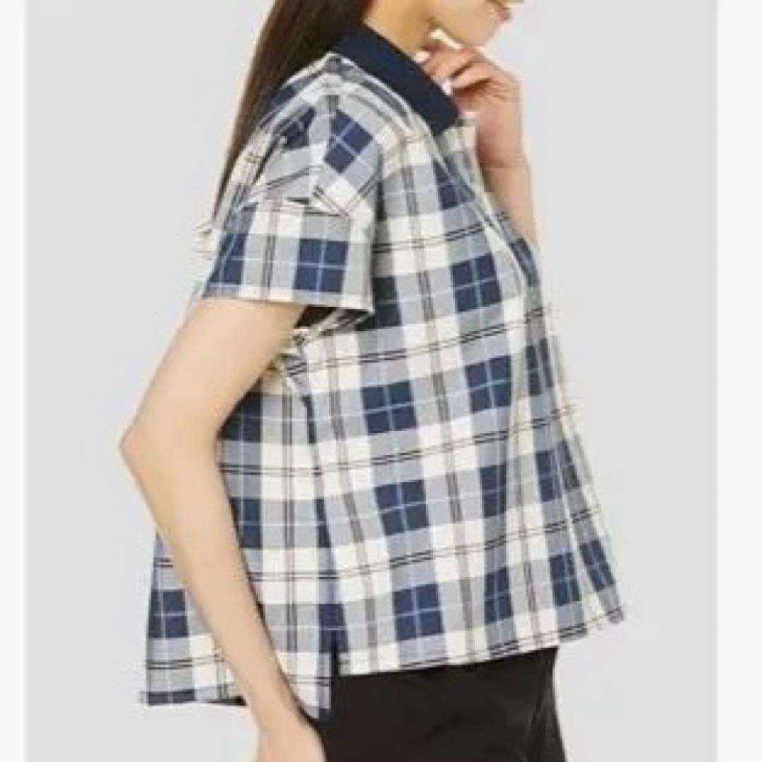 FRED PERRY TARTAN SHIRT ネイビー 半袖