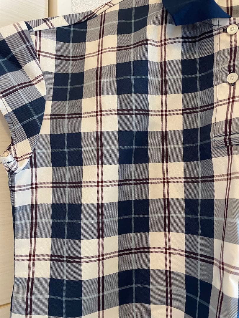 FRED PERRY TARTAN SHIRT ネイビー 半袖