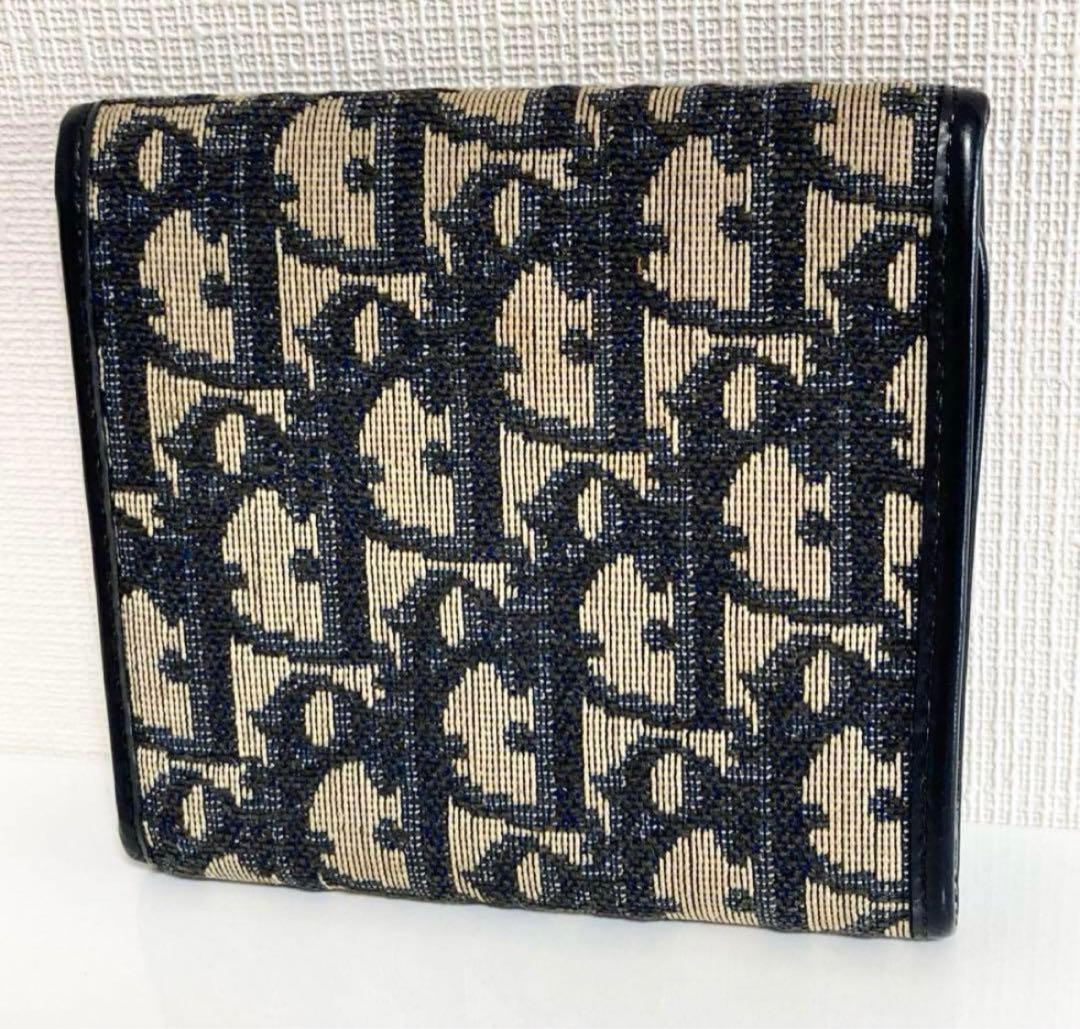 ディオール Dior トロッター 三つ折り財布 ヴィンテージ D金具 激レア