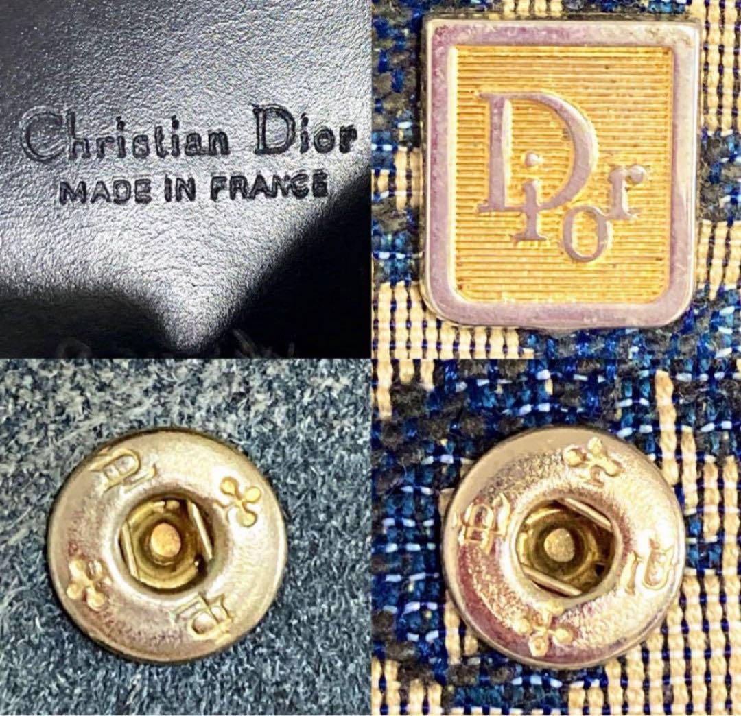 ディオール Dior トロッター 三つ折り財布 ヴィンテージ D金具 激レア