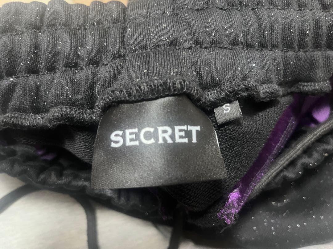 あ*あ様 希少　S SECRET ボトムス　スウェットパンツ　パープル　セットア