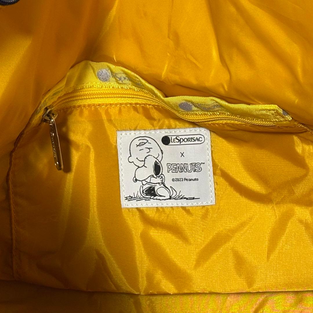 レスポートサック PEANUTS GANG スヌーピー ボストンバッグ　ラージ
